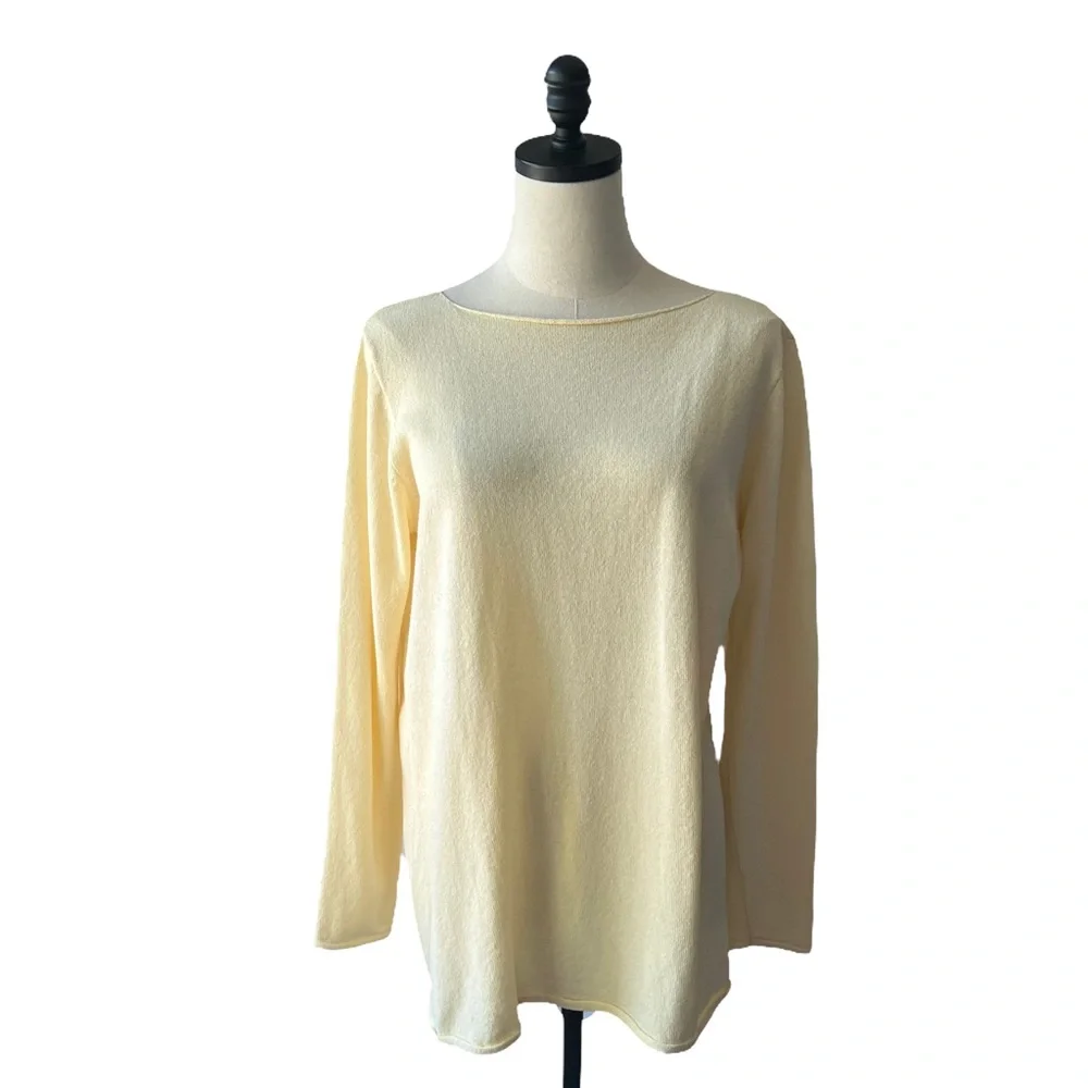 Eileen Fisher Coastal Boatneck Knit | L